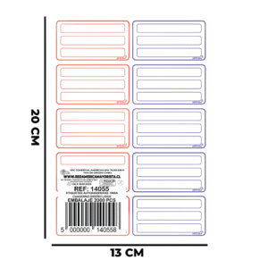 ETIQUETAS ADHESIVAS DISEÑO LISO