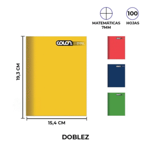 CUAD. DOBLEZ COLON MATE. 7MM. 100HJ