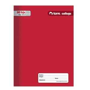 CUADERNO COLLEGE MARCA TORRE 5MM 100 HOJAS