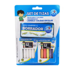 SET TIZAS COLO/BLAN CON BORRADOR TIZAHIG004