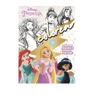 LIBRO COLOREA PRINCESAS LICENCIA