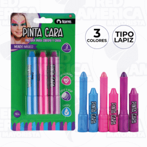 PINTA CARA MIX 3 COLORES TORRE