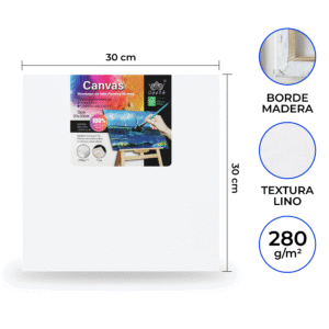 BASTIDOR DE ALGODON 30X30 CM