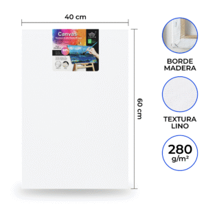 BASTIDOR DE ALGODON 40X60 CM