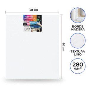 BASTIDOR DE ALGODON 50X60 CM