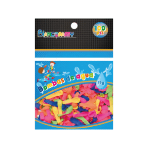 BOMBA DE AGUA COLORES SURTIDOS 100 PCS