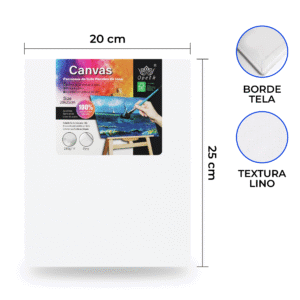 CARTON ENTELADO BLANCO 20X25 CM