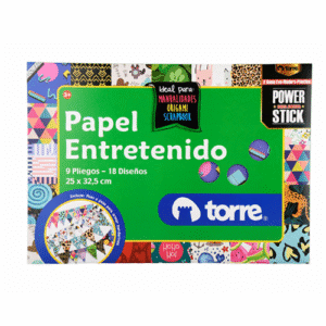 BOLSON TORRE PAPEL ENTRETENIDO IMAGIA