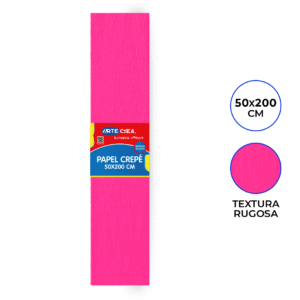 PAQ 10 PAPEL CREPE FUCSIA 50X200 CM ARTECREA