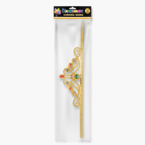 CORONA DE REINA COLORES DORADO/PLATEADO 13216