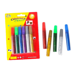 GLITTER GLUE EN TUBO 10G 6 COLORES SURTIDOS