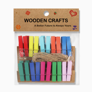 PINZA PARA MANUALIDADES COLORES 20 PCS