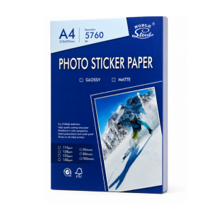 PAPEL FOTOGRAFICO A4 CON ADHESIVO 135 GRS 50 HOJAS