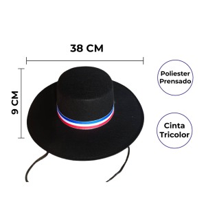 SOMBRERO HUASO 38X9 CM