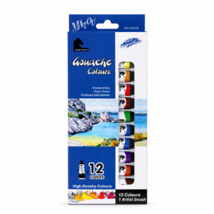 SET PINTURA GOUACHE 12 COLORES 6 ML