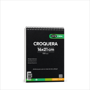 CROQUERA 16X21 CM 100 HOJAS ARTECREA