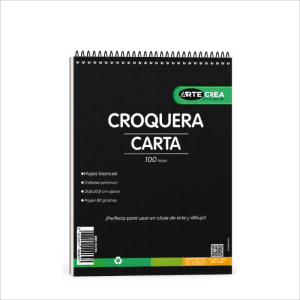 CROQUERA CARTA 100 HOJAS ARTECREA