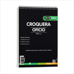 CROQUERA OFICIO 100 HOJAS ARTECREA