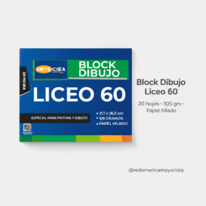 ARTECREA BLOCK DIBUJO LICEO 60