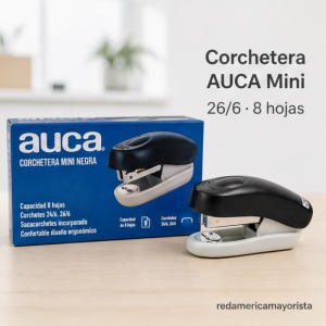 AUCA CORCHETERA MINI NEGRA