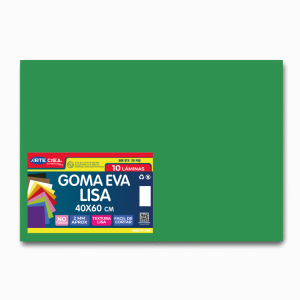 GOMA EVA LISA PLIEGO VERDE 40X60 CM