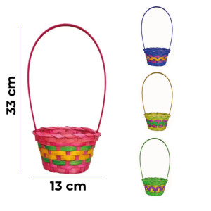 CANASTA DE PASCUA COLORES SURTIDOS