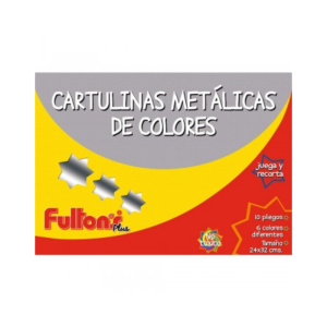 CARPETA CARTULINA METALIZADA 24X32CMS 10HOJAS FULTONS