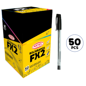 BOLIGRAFO FX2 ARTEL 1,0 MM NEGRO