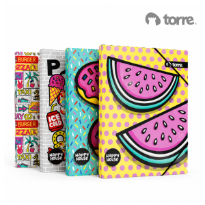 CARPETA DE CARTON CON ELASTICO TORRE