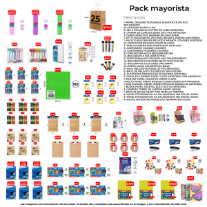 PACK MAYORISTA (ENVIO GRATIS A 11 REGIONES)