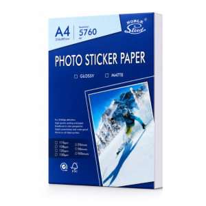 PAPEL FOTOGRAFICO A4 CON ADHESIVO 135 GRS 100 HOJAS