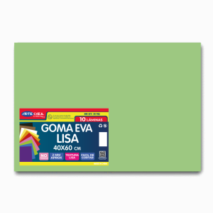 GOMA EVA LISA PLIEGO VERDE PISTACHO 40X60 CM